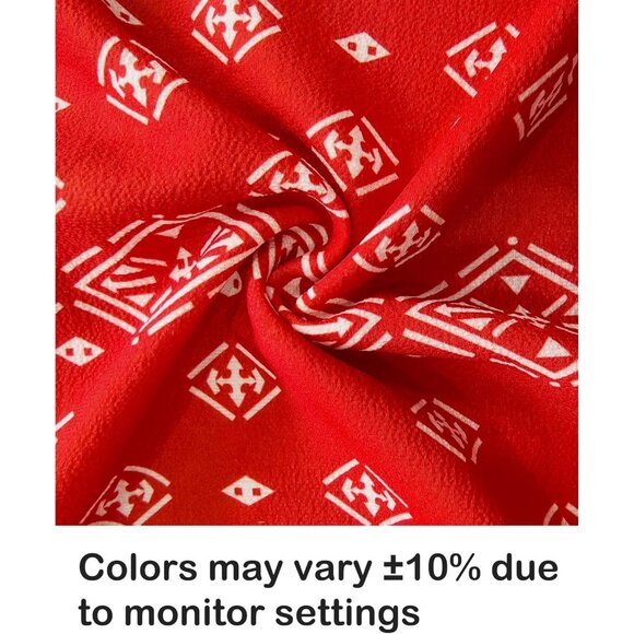 Women's Boho Floral V-Neck Short Sleeve Summer Blouse XL - Picture 6 of 6